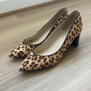 Marc Fisher Mana Leopard Block Heels